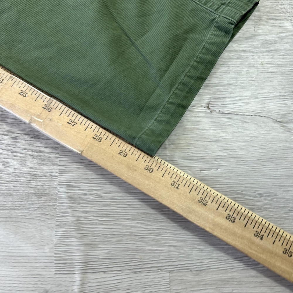 Patagonia Pants Womens 10 Green Cargo Organic Cotton Twill Relaxed Casual - Picture 11 of 13